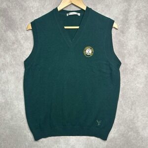 Royal Dornoch Golf Club Sweater Vest Mens M Wool Scotland Lyle & Scott